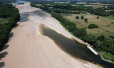 Vue sur la Loire, à Loireauxence