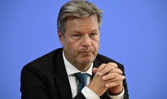 Robert Habeck à Berlin le 9 octobre 2024. ( AFP / JOHN MACDOUGALL )