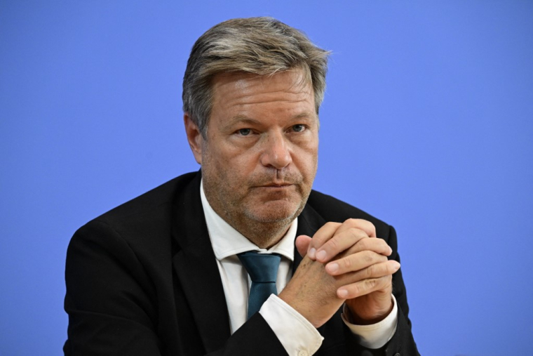 Robert Habeck à Berlin le 9 octobre 2024. ( AFP / JOHN MACDOUGALL )
