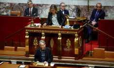Le Premier ministre français Elisabeth Borne à l'Assemblée nationale à Paris
