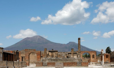Le site archéologique de l'ancienne cité romaine de Pompéi