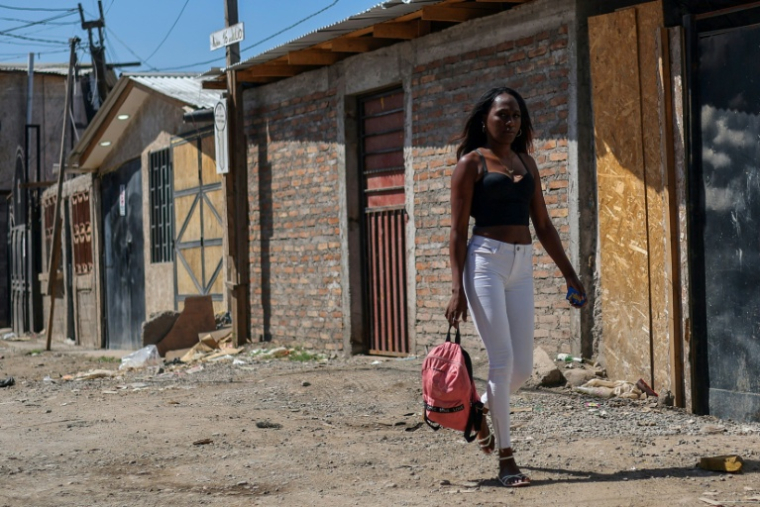 Le quartier Nuevo Amanecer, à Santiago du Chili, le 11 novembre 2025 ( AFP / Javier TORRES )
