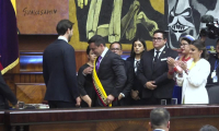 Équateur: Daniel Noboa reçoit l'écharpe présidentielle pour son deuxième mandat