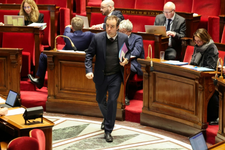 Le Premier ministre Sébastien Lecornu à l'Assemblée nationale à Paris, le 13 janvier 2026 ( AFP / Ludovic MARIN )