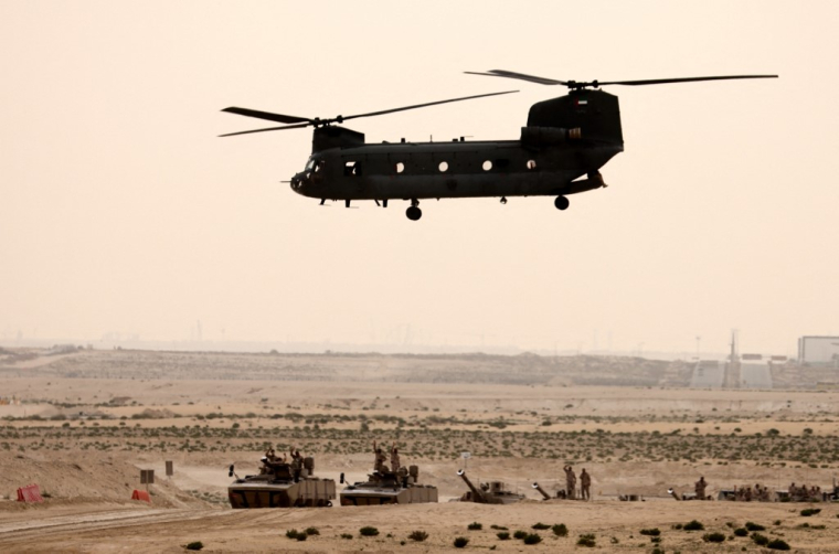 Une parade militaire aux Emirats arabes unis, en 2022 (illustration) ( AFP / KARIM SAHIB )