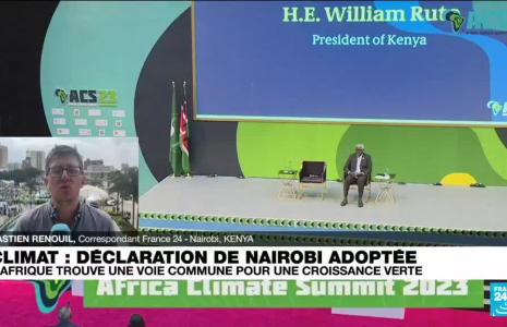 Sommet africain sur le climat : l'Afrique parle d'une seule voie et adopte la "déclaration de Nairobi"