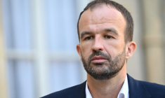 Manuel Bompard, le 15 septembre 2023, à Paris ( AFP / BERTRAND GUAY )