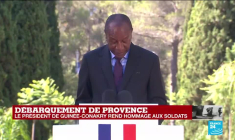 Débarquement de Provence : le président de la Guinée rend hommage aux soldats