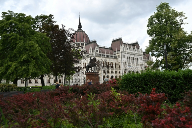 Le Parlement hongrois, à Budapest, le 7 mai 2026 ( AFP / Attila KISBENEDEK )