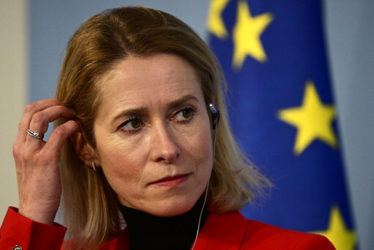 Kaja Kallas à Berlin, en Allemagne, le 13 janvier 2026. ( AFP / JOHN MACDOUGALL )