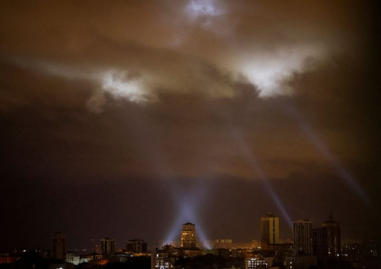 Frappe de drone russe à Kiev