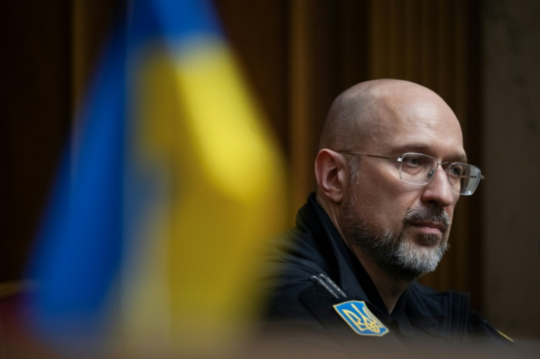 Le ministre ukrainien de la Défense Denys Chmygal assiste à une séance au Parlement ukrainien, le 17 juillet 2025 à Kiev ( AFP / ANDRII NESTERENKO )