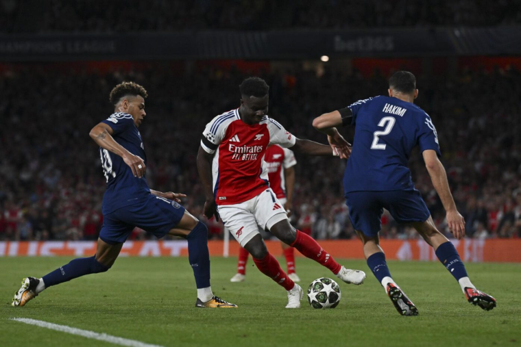 Bukayo Saka a trouvé le PSG « transformé »