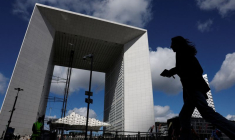 Le quartier financier et d'affaires de La Défense, près de Paris