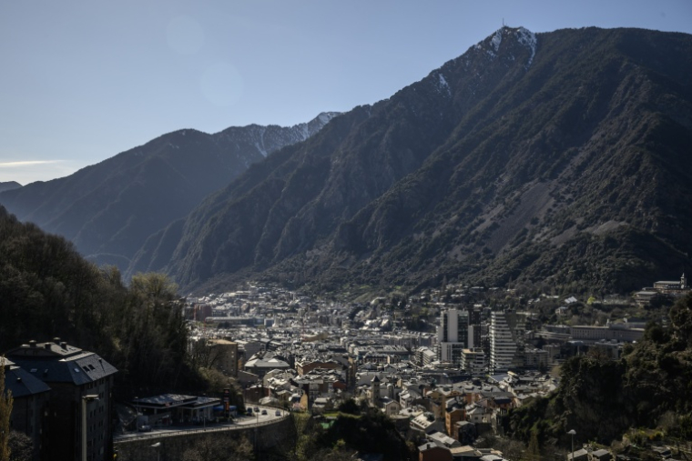 Andorre-la-vieille en Andorre le 26 mars 2026 ( AFP / Ed JONES )