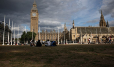 Big Ben sous un ciel couvert, à Londres