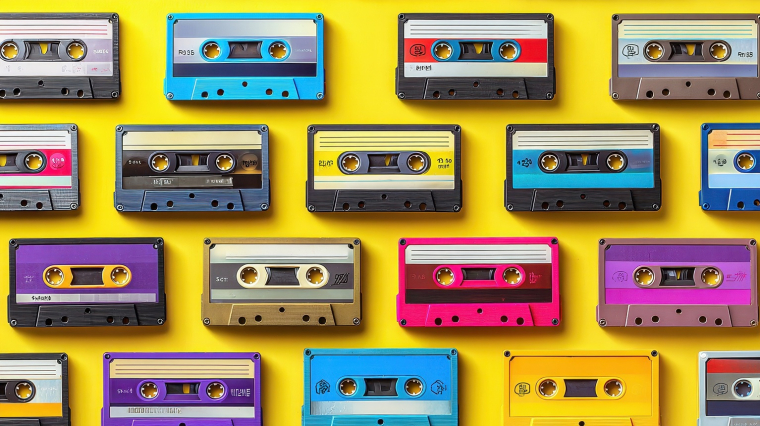Quand la cassette devient ic&ocirc;ne pop! (cr&eacute;dit: Adobe Stock/photo g&eacute;n&eacute;r&eacute;e par IA)