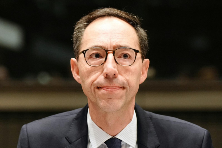 Le PDG de Louis  Hachette Group, Jean-Christophe Thiery ( AFP / DIMITAR DILKOFF )