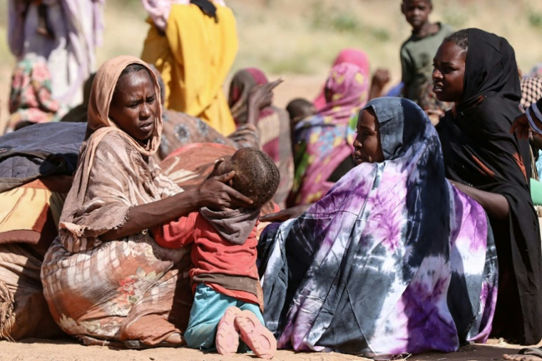 Déplacés soudanais à Tawila, au Darfour-Nord, le 11 février 2025 ( AFP / - )