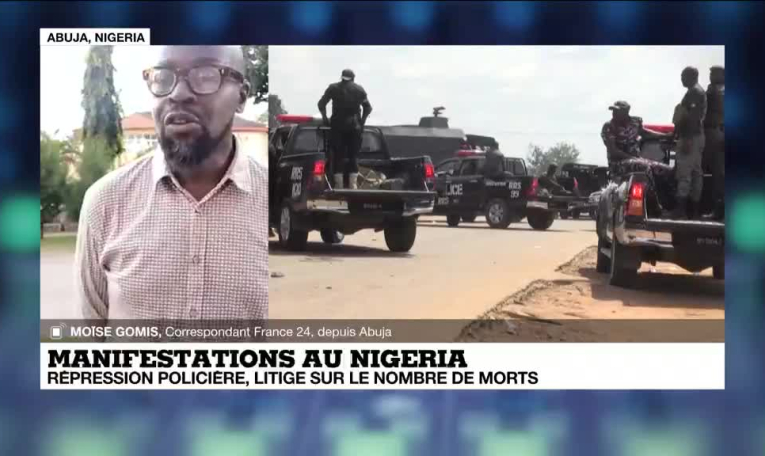 Manifestations au Nigeria : répression policière, litige sur le nombre de morts