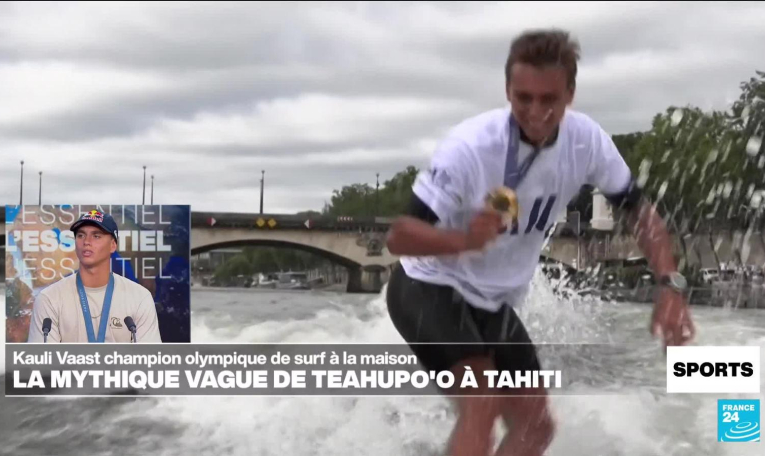 JO 2024 : Kauli Vaast, premier champion olympique français de surf