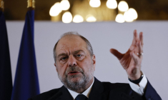 Le ministre de la Justice Éric Dupond-Moretti, le 5 janvier 2023 à son ministère, à Paris.  ( AFP / LUDOVIC MARIN )