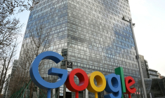 Bureaux de Google à Pékin le 4 octobre 2025.  ( AFP / GREG BAKER )