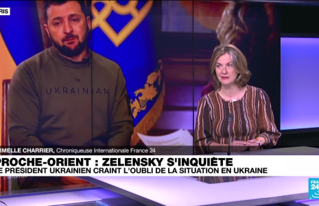 Proche-Orient : le président ukrainien craint l'oubli de la situation en Ukraine