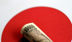 PHOTO D'ARCHIVE : Photo d'illustration représentant un billet de yen japonais
