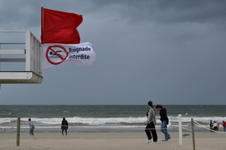 Les autorités sanitaires appellent à respecter les interdictions de baignade, pointant les risques liés aux sites non surveillés ( AFP / Damien MEYER )