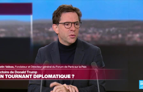 "Donald Trump n'est pas un va-t-en-guerre", estime l'historien Justin Vaïsse