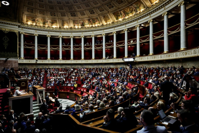 Ouverture de la session ordinaire du Parlement, le 1er octobre 2025, avec au programme le renouvellement des postes-clés de l'Assemblée nationale  ( AFP / STEPHANE DE SAKUTIN )
