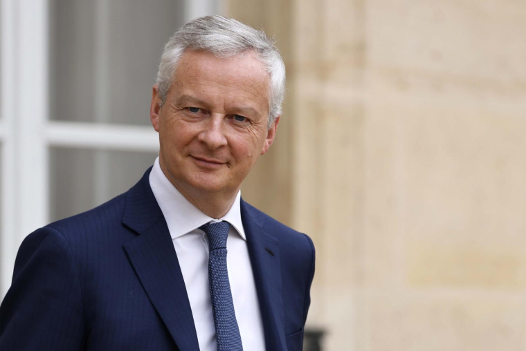 Bruno Le Maire à l'Elysée, le 20 juillet 2022. ( AFP / Ludovic MARIN )