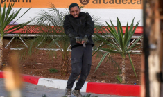 Un des deux assaillants palestiniens armés durant une fusillade avec des soldats israéliens près de Hébron, qui a fait cinq blessés, en Cisjordanie occupée, le 23 octobre 2026 ( AFP / HAZEM BADER )
