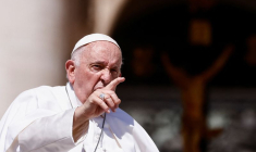 Le pape François au Vatican