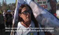 Israël: marche pour la libération des otages