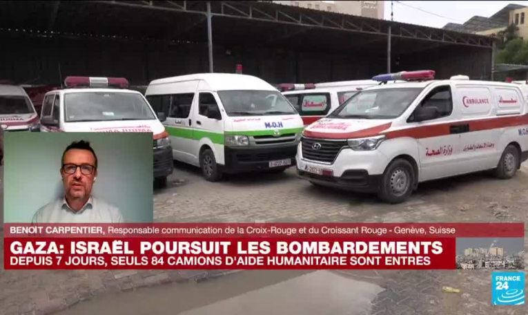 Aide humanitaire à Gaza : "on navigue complètement dans le noir"