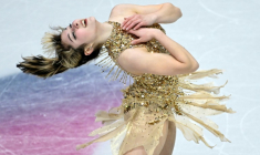 L'Américaine Alysa Liu, sacrée championne olympique de patinage artistique, le 19 février 2026 à Milan ( AFP / WANG Zhao )