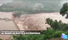 Intempéries dans le sud du Brésil : "Une crise climatique et sanitaire"