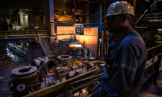 Marcegaglia a racheté l'usine Ascometal de Fos-sur-mer en 2024 (illustration) ( AFP / CLEMENT MAHOUDEAU )