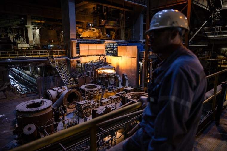 Marcegaglia a racheté l'usine Ascometal de Fos-sur-mer en 2024 (illustration) ( AFP / CLEMENT MAHOUDEAU )