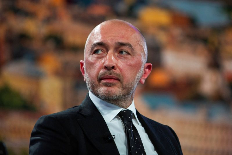 Le gouverneur de la Banque nationale d'Ukraine, Andriy Pyshnyi, répond aux questions posées lors d'une conférence des gouverneurs sur l'Ukraine à l'occasion de la réunion d'automne du Fonds monétaire international (FMI) et du Groupe de la Banque mondiale 2024 à Washington.