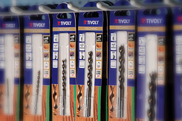 "Basé en Savoie,  Tivoly conçoit, produit et commercialise des outils coupants : forets, fraises, tarauds, alésoirs, pour le travail du métal, pour le ponçage, le sciage, le tronçonnage, le défonçage du bois" (crédit : Tivoly)