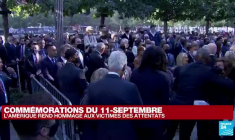Joe Biden et Barack Obama arrivent aux commémorations du 11 septembre