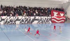 Quand des ultras mettent le feu à un match de U11 en Autriche
