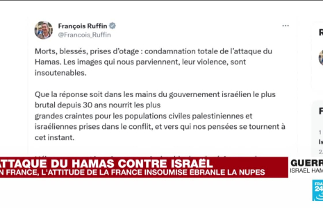 Attaques du Hamas sur Israël : l'attitude de La France insoumise ébranle la Nupes