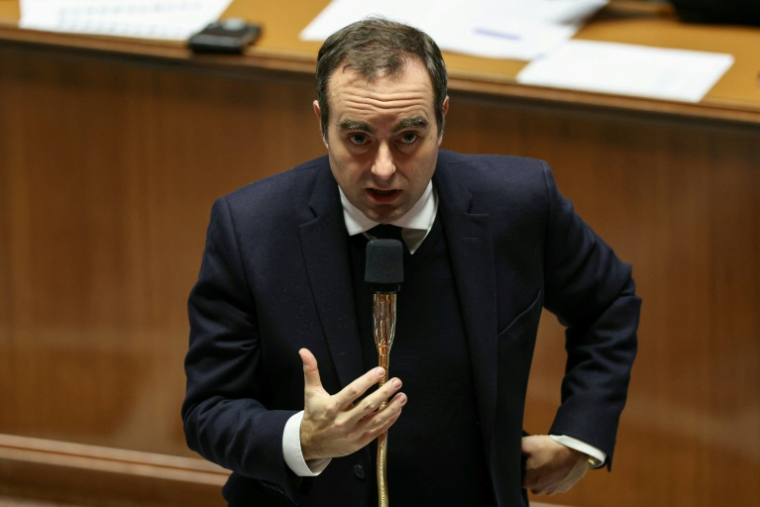 Le Premier ministre Sébastien Lecornu à l'Assemblée nationale, le 23 décembre 2025 à Paris ( AFP / Thomas SAMSON )