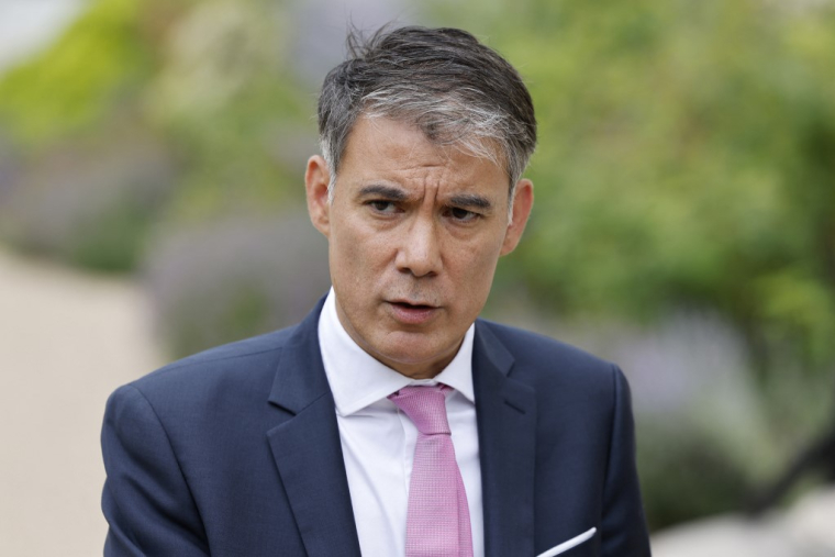 Olivier Faure à Paris, le 21 juin 2022. ( AFP / LUDOVIC MARIN )