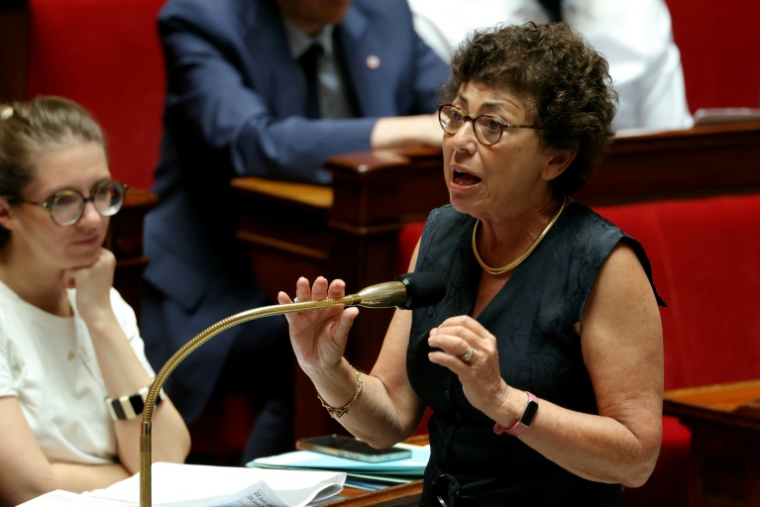La ministre de la Transition écologique Monique Barbut à l'Assemblée nationale, le 24 juin 2026 à Paris ( AFP / Thomas SAMSON )