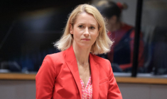 Kaja Kallas à Bruxelles, en Belgique, le 15 octobre 2026. ( AFP / LUDOVIC MARIN )